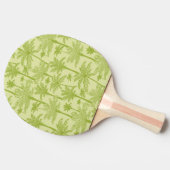 Raquette De Ping Pong Motif vert de palmiers (Côté)