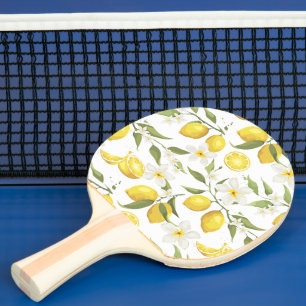 Raquette De Ping Pong Motif vintage Lemon Tree