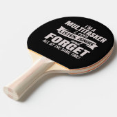 Raquette De Ping Pong motivation citations amusantes - ping pong paddle  (Devant Angle)
