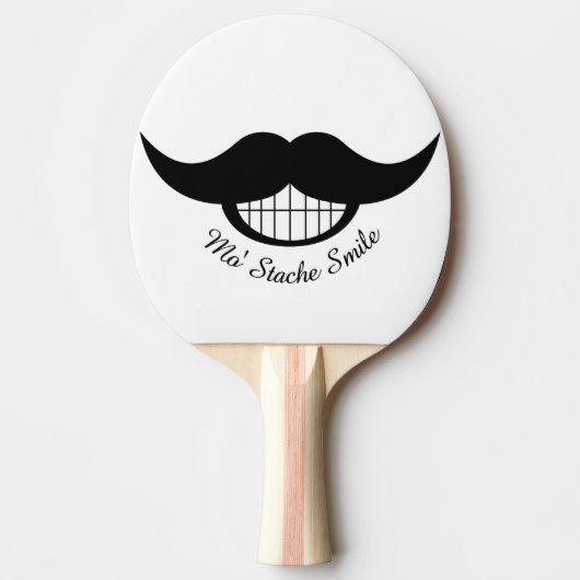 Raquette De Ping Pong Moustache (Devant)