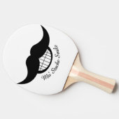 Raquette De Ping Pong Moustache (Côté)