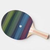 Raquette De Ping Pong Multicolor rustique élégant Turquoise (Côté)