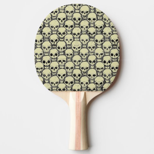 Raquette De Ping Pong Mur de crânes (Devant)