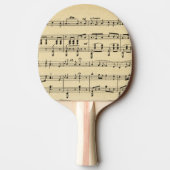 Raquette De Ping Pong Musique Antique Sheet (Dos)