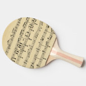 Raquette De Ping Pong Musique Antique Sheet (Côté)
