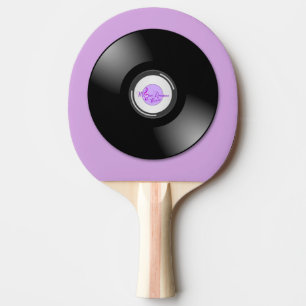 Raquette De Ping Pong Musique Moon Dreams Record Ping Pong Paddle violet