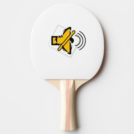 Raquette De Ping Pong Mute (Devant)