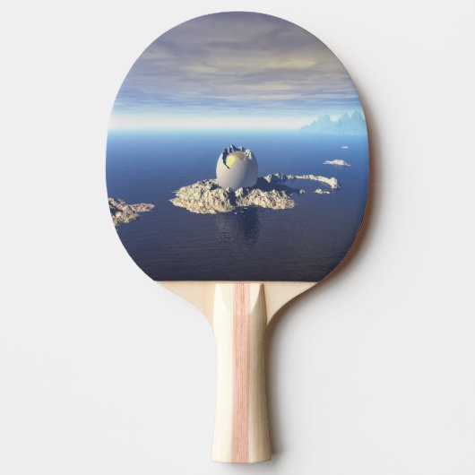 Raquette De Ping Pong Mystère de l'Oeuf géant en mer (Devant)