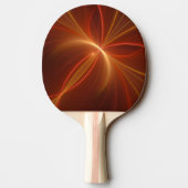 Raquette De Ping Pong Mystique Abstrait Fractal Art Moderne Couleurs cha (Dos)