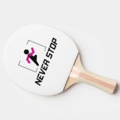 Raquette De Ping Pong N'arrêtez jamais la conception motivationnelle pou (Côté)