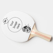 Raquette De Ping Pong Nautilus primitif chambouré (Côté)