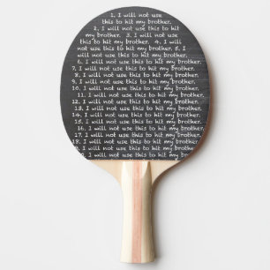 Raquette De Ping Pong Ne frappe pas ton frère