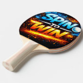 Raquette De Ping Pong Ne jamais abandonner – Conception de mentalité de  (Devant Angle)