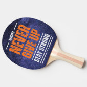 Raquette De Ping Pong Ne jamais renoncer : Édition cosmique (Côté)