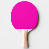 Raquette De Ping Pong Neon rose Personnaliser couleur solide (Dos)