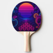 Raquette De Ping Pong Néon tropical (Dos)