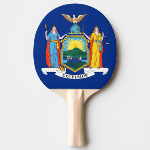 Raquette De Ping Pong New York : The Empire State, Home Big Apple Flag