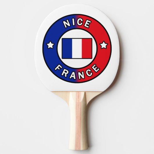 Raquette De Ping Pong Nice France (Devant)