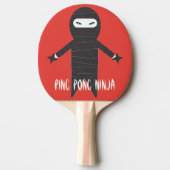 Raquette De Ping Pong Ninja Drôle Cartographie Smack Talk Fun (Devant)