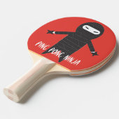 Raquette De Ping Pong Ninja Drôle Cartographie Smack Talk Fun (Devant Angle)