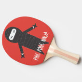 Raquette De Ping Pong Ninja Drôle Cartographie Smack Talk Fun (Côté)