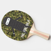 Raquette De Ping Pong Ninja Drôle Smack Talk Fun Camo (Côté)