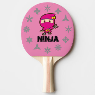 Raquette De Ping Pong Ninja Girl