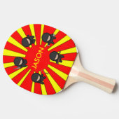 Raquette De Ping Pong Ninjas mignon (Côté)