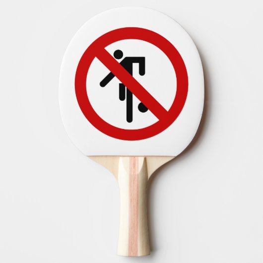 Raquette De Ping Pong NO Ball Games ⚠ Thai Park ⚠ (Devant)