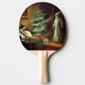 Raquette De Ping Pong Noël Carol Fantôme de Noël présent (Dos)