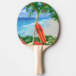 Raquette De Ping Pong Noël de plage