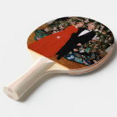 Raquette De Ping Pong Noël du président américain Bill Clinton et Hillar (Devant Angle)