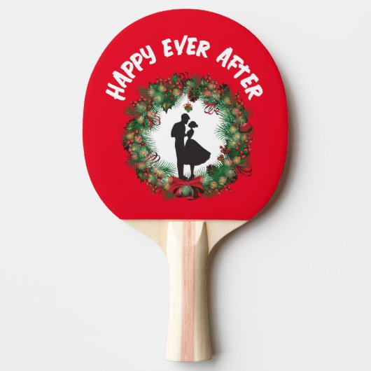 RAQUETTE DE PING PONG NOËL MARIAGE PING PONG PADDLE (Devant)
