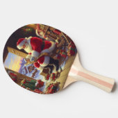 Raquette De Ping Pong Noël Père Noël 2 (Côté)
