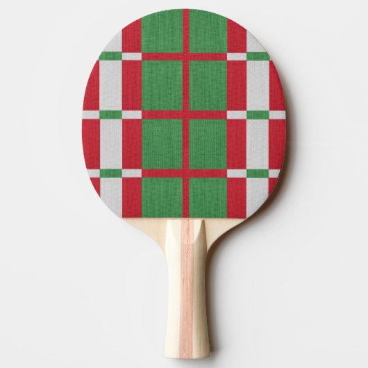 Raquette De Ping Pong Noël rayé (Dos)