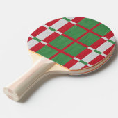 Raquette De Ping Pong Noël rayé (Devant Angle)