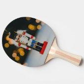 Raquette De Ping Pong Noël SlipperyJoe nutcracker figurine ornement (Côté)