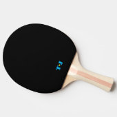 Raquette De Ping Pong Noir personnalisé (Côté)