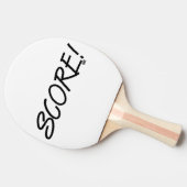 Raquette de ping pong noire et blanche Score (Côté)