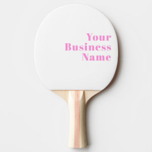Raquette De Ping Pong Nom commercial modifiable moderne ou prénom et pré