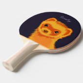 Raquette De Ping Pong Nom de mère du furet d'art Cute (Devant Angle)