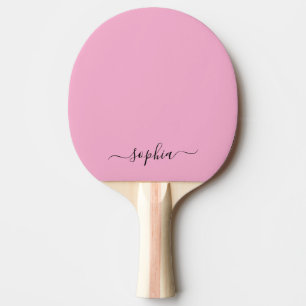 Raquette De Ping Pong Nom de typographie personnalisé Dos rouge