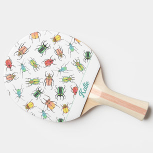Raquette De Ping Pong Nom des filles de mignons bugs