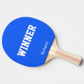 Raquette De Ping Pong Nom du gagnant personnalisé (Côté)