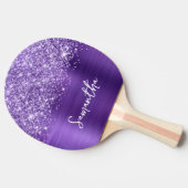 Raquette De Ping Pong Nom du glamme d'améthyste pourpre (Côté)