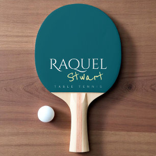 Raquette De Ping Pong Nom du joueur de tennis de table