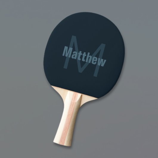 Raquette De Ping Pong Nom éditable moderne