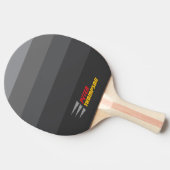 Raquette De Ping Pong Nom élégant rayures grises (Côté)