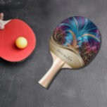 Raquette De Ping Pong Nom manuscrit Fractal Blue Gold<br><div class="desc">Cette conception est également disponible sur d'autres modèles de téléphone. Choisissez Type de périphérique pour voir d'autres iPhone, Samsung Galaxy ou coques Google. Certains styles peuvent être modifiés en sélectionnant Style si c'est une option. Cette conception peut être personnalisée dans la zone fournie en modifiant la photo et/ou le texte....</div>