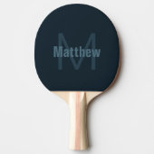 Raquette De Ping Pong Nom modifiable moderne (Devant)